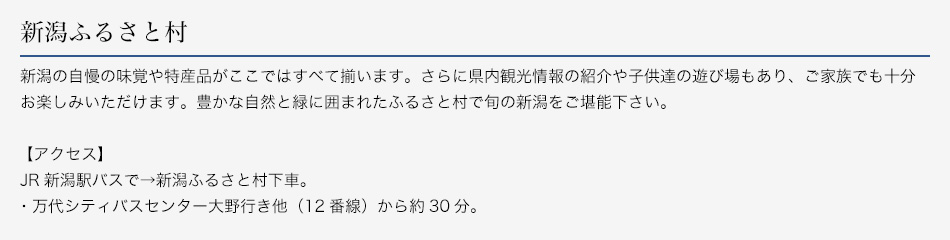 新潟ふるさと村