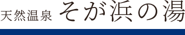 天然温泉 そが浜の湯