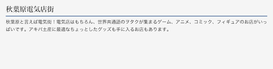 秋葉原電気店街