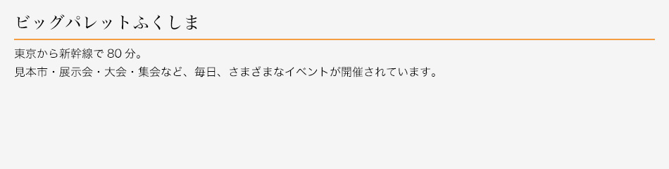 ビッグパレットふくしま